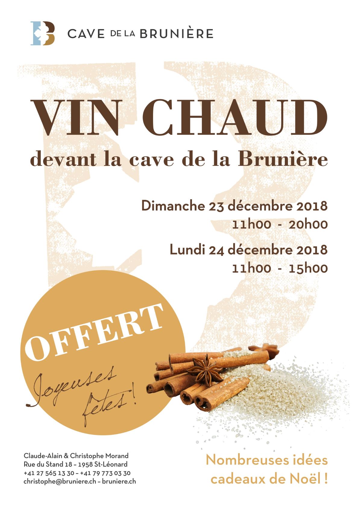 Vin Chaud Bruniere 2018