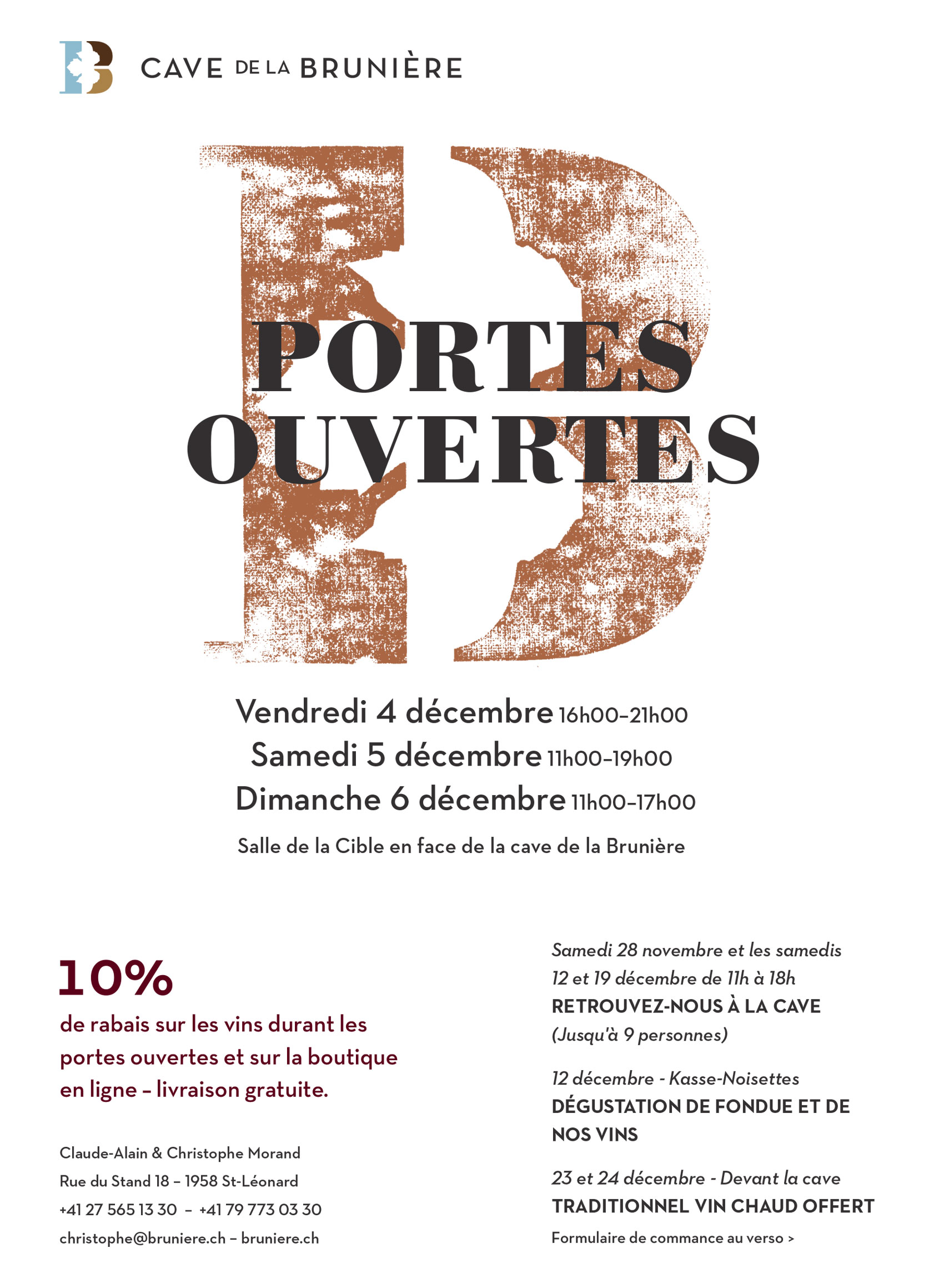 Caves Ouvertes Automne 2020